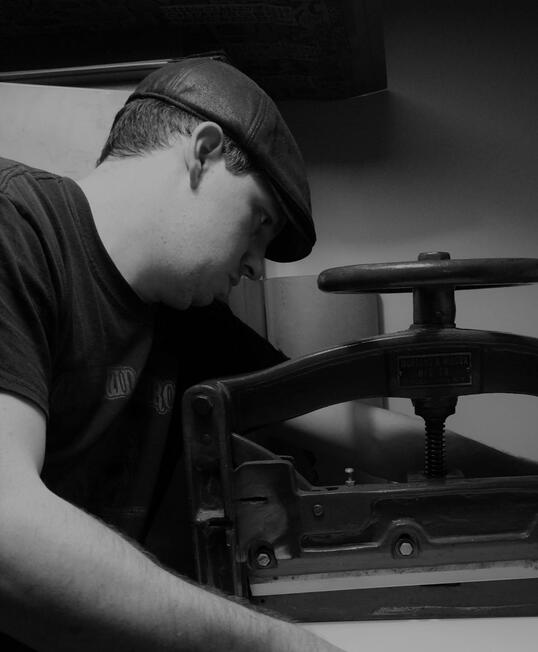 Bruce - The Printer's Devil & In-house Mechanic Bruce - The Printer's Devil & In-house Mechanic